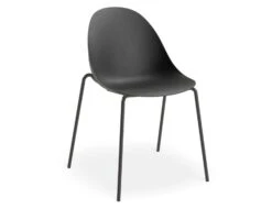 LEVEL Pebble Chair Black With Shell Seat - Swivel Base -Level Furniture Outlet Store pebble vi 01 chair black 25544b4c 0aa4 404c 85af 4f0b0e1a4c57