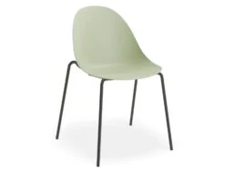LEVEL Pebble Chair Mint Green With Shell Seat - Sled Stackable Base - Black -Level Furniture Outlet Store pebble vi 01 chair green bc8ac6bf f5a6 4bbc 866d 877cba290984