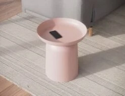 LEVEL Soda Table - Small - Dusty Pink -Level Furniture Outlet Store pink modern side table indoor fa6aabc3 1494 4fe9 a83d 37684d853fe5