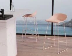 LEVEL Pop Stool - Soft Pink Frame And Shell Seat -Level Furniture Outlet Store pink pop in situ d1e0211c 85d2 4a89 b92f cbe6d7f82501