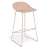LEVEL Pop Stool - Soft Pink Frame And Shell Seat
