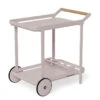 LEVEL Imola Outdoor Bar Cart - Pale Pink Blush
