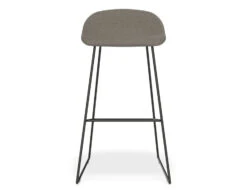 LEVEL Pop Stool With Black Frame And Fabric Grey Seat 17 LEVEL Pop Stool With Black Frame And Fabric Grey Seat -Level Furniture Outlet Store pop bar stool dark grey fabric 755 front view 2 35b8e785 3cee 4a7f b182 450e7d47cde8