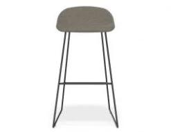 LEVEL Pop Stool With Black Frame And Fabric Grey Seat 24 LEVEL Pop Stool With Black Frame And Fabric Grey Seat -Level Furniture Outlet Store pop bar stool dark grey fabric 755 front view 2 5632a2cf 874e 4278 9c35 d37cc6a1c198