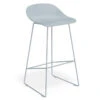 LEVEL Pop Stool - Powder Blue Frame And Shell Seat