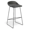 LEVEL Pop Stool Black Frame And Black Shell Seat