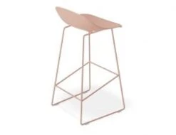 LEVEL Pop Stool - Soft Pink Frame And Shell Seat -Level Furniture Outlet Store pop stool dusty pink bar stool 6591d6f7 20b9 4f12 9441 3c5c20873cb6