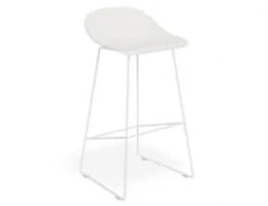 LEVEL Pop Stool - White Frame And Shell Seat -Level Furniture Outlet Store pop stool white bar 89083a91 1dff 4907 8b48 1e9f249006e5
