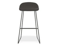 LEVEL Pop Stool With Black Frame And Fabric Anthricite Seat -Level Furniture Outlet Store pop stools anthracite fabric front on 3ed1284f 49d6 43b5 913e f64d38a0b8d5