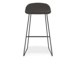 LEVEL Pop Stool With Black Frame And Fabric Anthricite Seat -Level Furniture Outlet Store pop stools anthracite fabric front on 84b7c9a3 3ca4 4fec a6f2 d25e96749fdf