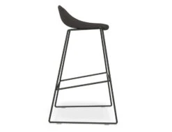 LEVEL Pop Stool With Black Frame And Fabric Anthricite Seat -Level Furniture Outlet Store pop stools anthracite fabric side 218fb430 43b4 45ac 99d0 507898f197ce