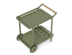 LEVEL Imola Outdoor Bar Cart - Eucalyptus Green -Level Furniture Outlet Store portable baroutdoor cart 3d298198 b990 4df4 8321 b5dda3f55197