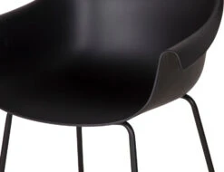 LEVEL Crane Chair - Black Post - Black Shell -Level Furniture Outlet Store rh 0032 black crane dining chair with post legs7 948760af 2634 45bd 973a 9d06ebb4ddf6