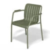 LEVEL Roku Outdoor Armchair In Matt Eucalyptus Green - No Cushion