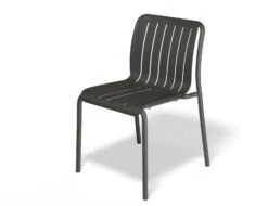 LEVEL Roku Outdoor Dining Chair In Matt Charcoal - No Cushion