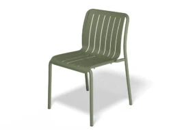 LEVEL Roku Outdoor Dining Chair In Matt Eucalyptus Green - No Cushion