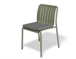 LEVEL Roku Outdoor Dining Chair In Matt Eucalyptus Green - No Cushion -Level Furniture Outlet Store roku chaircushion green lightgrey