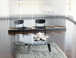 LEVEL Rylie Chair - Black Stained Ash Seat And Backrest -Level Furniture Outlet Store rylie chair lifestyle1c