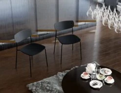 LEVEL Rylie Chair - Black Stained Ash Seat And Backrest -Level Furniture Outlet Store rylie chair lifestyle2c