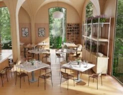 LEVEL Rylie Chair - Padded Seat With Natural Backrest - Green Vintage Vegan Leather Seat -Level Furniture Outlet Store rylie range lifestyle4 ash tan d80bdc57 d2c5 409b 98f9 00c71f0d64b8