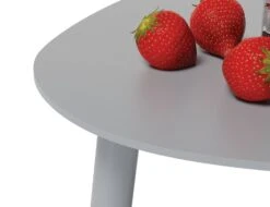 LEVEL Cetara Side Table - Silver Grey -Level Furniture Outlet Store silver grey modern table side