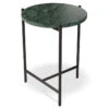LEVEL Nexus Marble Side Table - Green Guatemala