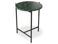 LEVEL Nexus Marble Side Table - Green Guatemala