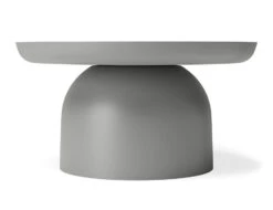 LEVEL Soda Coffee - Large - Silver Grey -Level Furniture Outlet Store soda coffee table grey side view 5c1d744c 5dfb 4085 8f87 86ef9266f330
