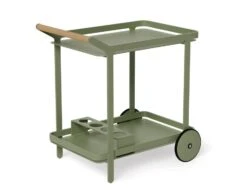 LEVEL Imola Outdoor Bar Cart - Eucalyptus Green -Level Furniture Outlet Store teakbarcartbartrolley 7ac06aea 1f82 4288 9184 780a46a5a30f