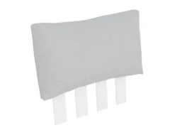 LEVEL Fino Sofa Extra Back In Matt White Frame / Light Grey Fabric (To Make Corner)