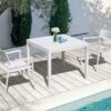 LEVEL Halki Table - Outdoor - 90cm X 90cm - White