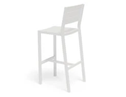 LEVEL Halki Stool With Backrest - White -Level Furniture Outlet Store white halki bar stool 55b6bd91 771f 4dd2 a6e8 83305bf7a5b8