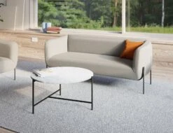 LEVEL Nexus Marble Coffee Table - White Carrara -Level Furniture Outlet Store white marble coffee