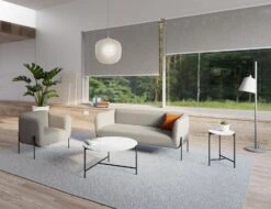 LEVEL Nexus Marble Coffee Table - White Carrara -Level Furniture Outlet Store white setting