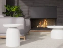 LEVEL Soda Coffee - Large - White -Level Furniture Outlet Store white soda table combo modern fireplace e1b625c1 e721 4d2a 98a7 4fc0823d7d55