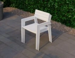 LEVEL Halki Chair - Outdoor - White 30 LEVEL Halki Chair - Outdoor - White -Level Furniture Outlet Store white stack chair halki 6558ef29 37bf 4555 aade 1e1a631c75c9