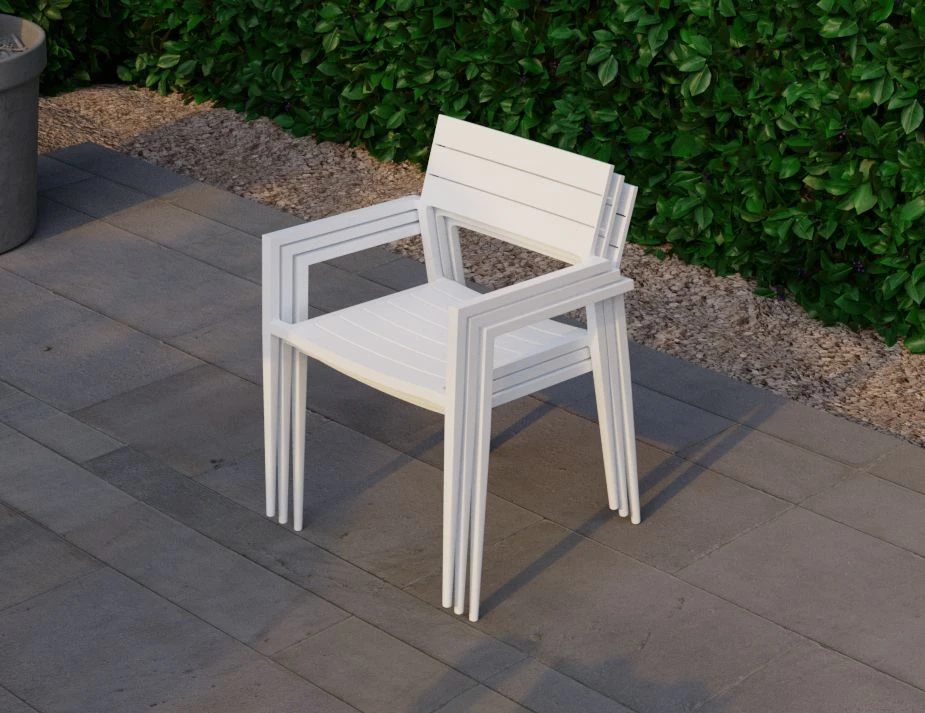 LEVEL Halki Chair - Outdoor - White 11 LEVEL Halki Chair - Outdoor - White - Image 11