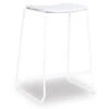 LEVEL Ardent Stool - White - White Pad