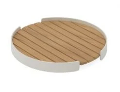 LEVEL Fino Outdoor Tray Round - White -Level Furniture Outlet Store white tray 5bfe5b6f 7d59 4d67 8b1e e00219f38dec