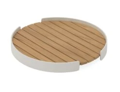 LEVEL Fino Outdoor Tray Round - White