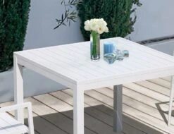 LEVEL Halki Table - Outdoor - 90cm X 90cm - White 7 LEVEL Halki Table - Outdoor - 90cm X 90cm - White -Level Furniture Outlet Store yesplease 8711ea63 8919 41e8 8b1f 199f49739d1a